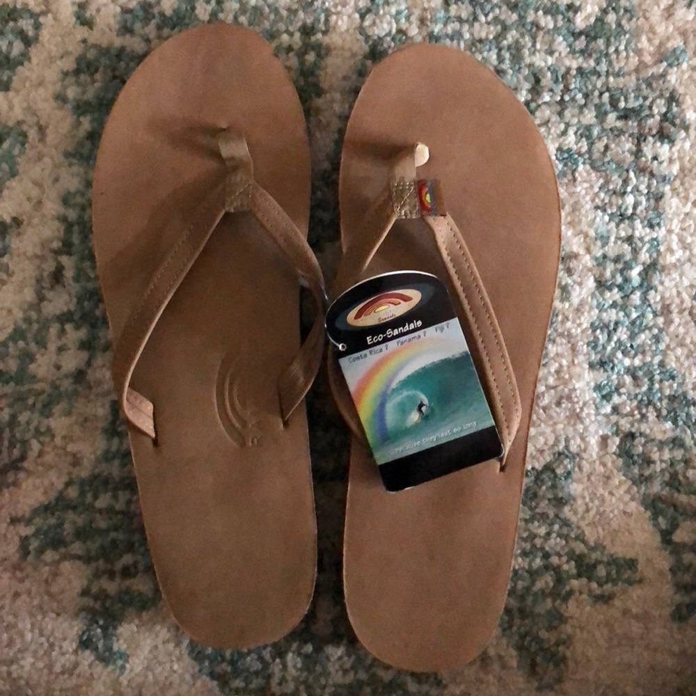 NWT Thin strap women’s rainbows